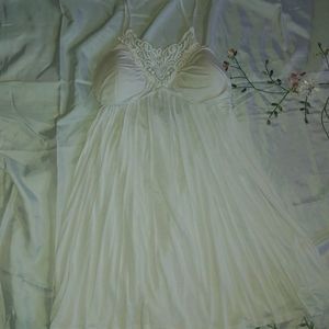 White halter mini dress